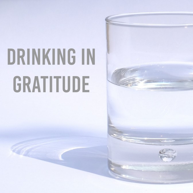Have You Thanked Your Water Today?